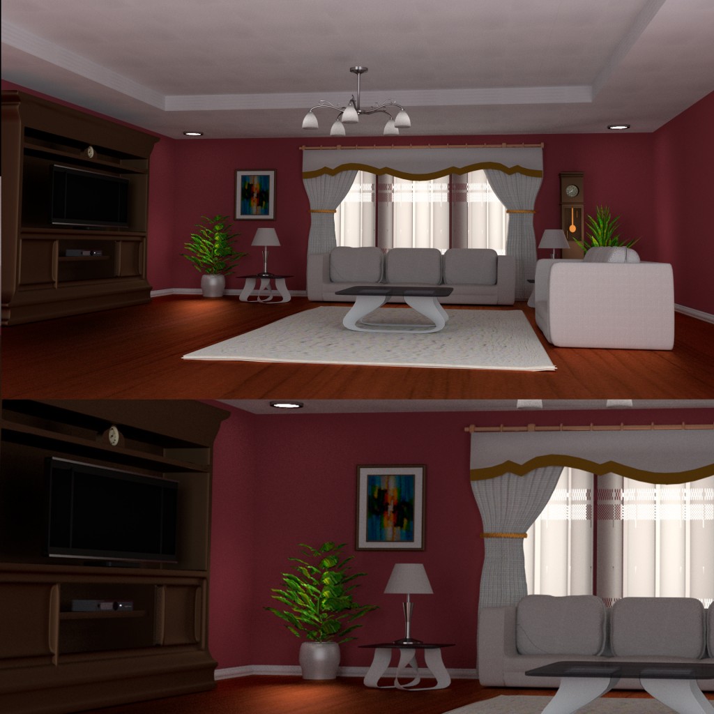 Pink&White L-Room preview image 1